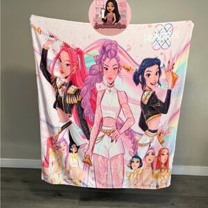 Kpop demon hunters Colorful Anime Character Blanket